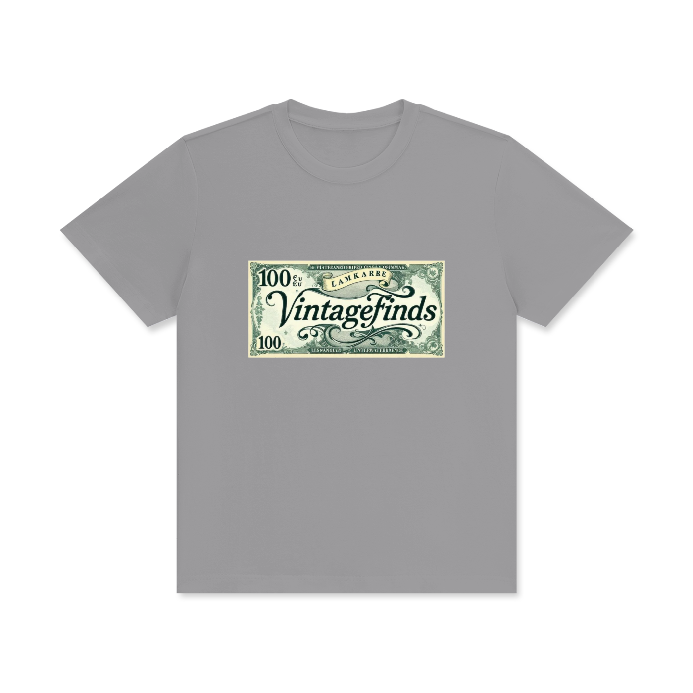 Money Print slim Tee