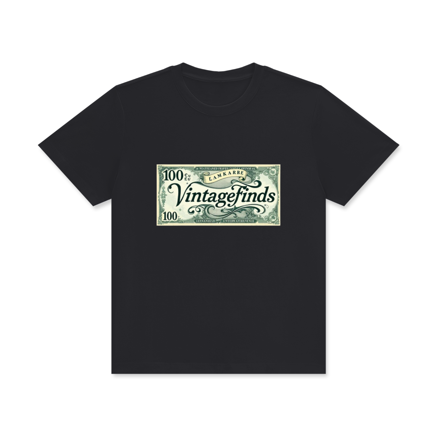 Money Print slim Tee