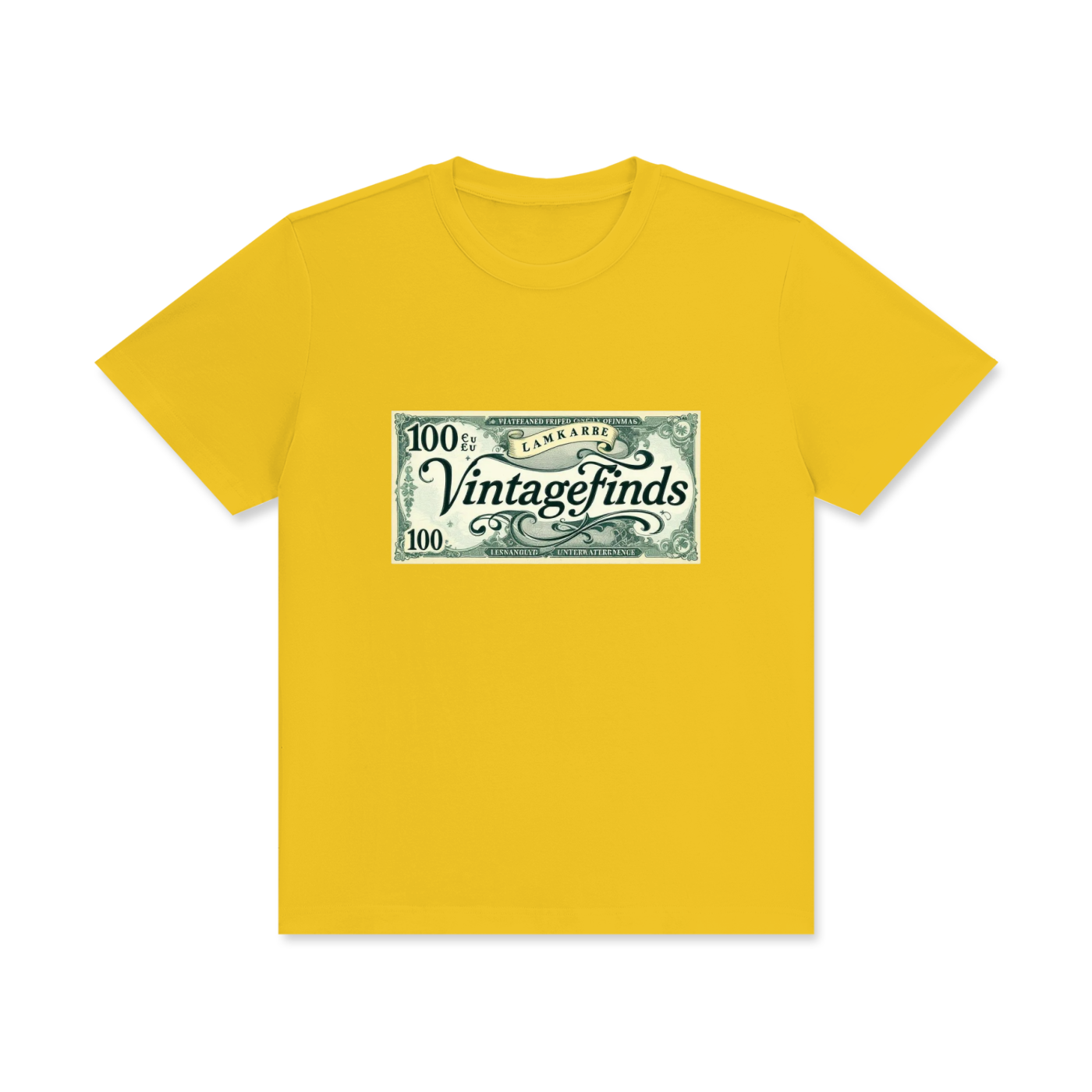 Money Print slim Tee