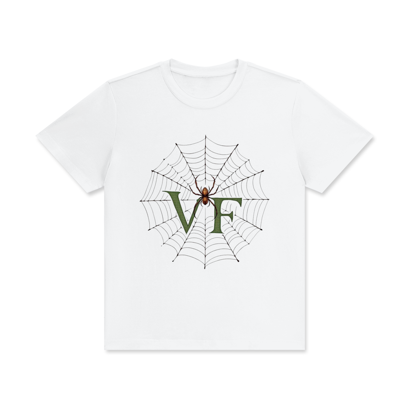 Spider web Print Slim Tee