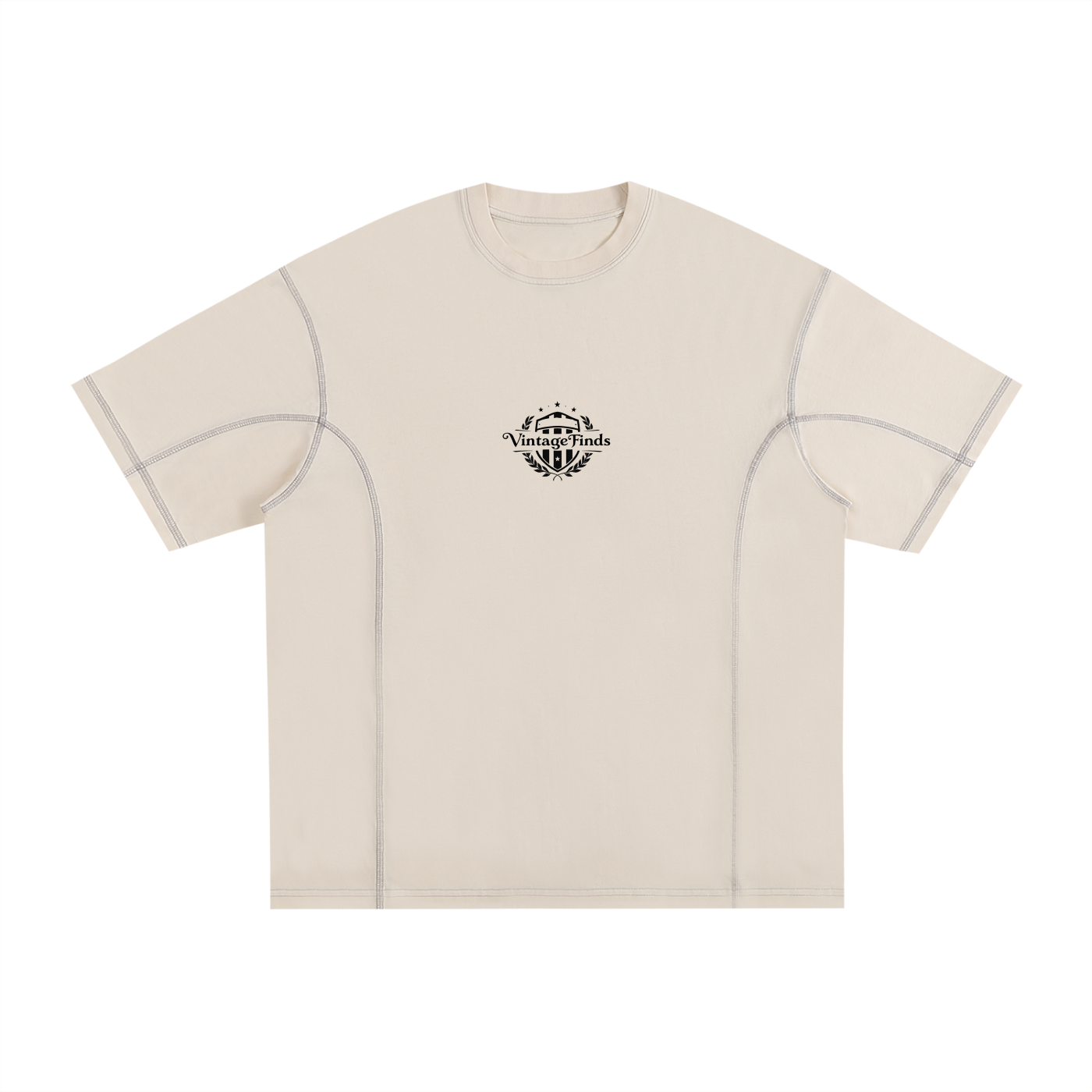 Contrast-Stitched T-Shirt