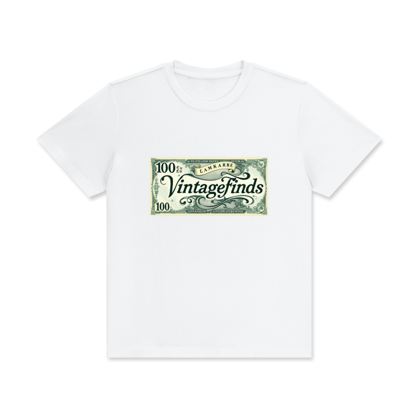 Money Print slim Tee