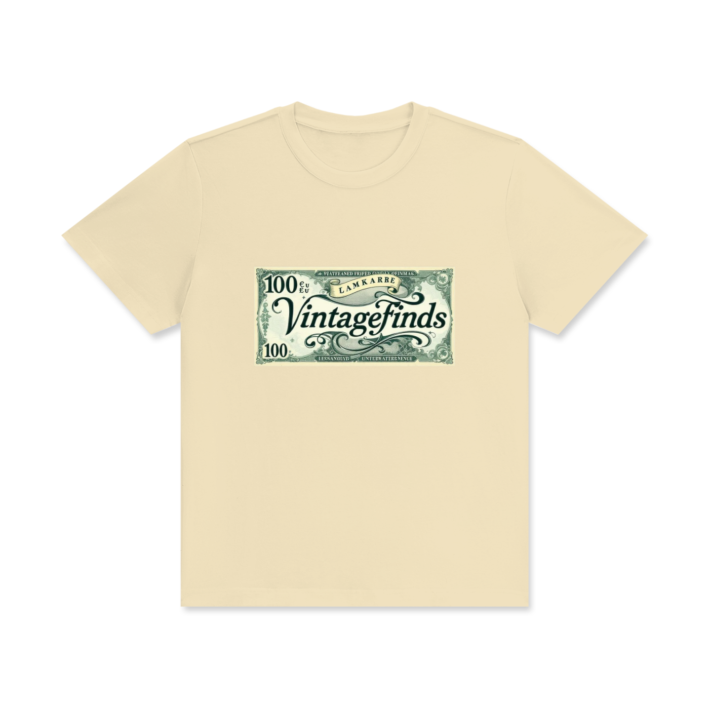 Money Print slim Tee