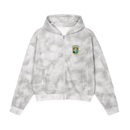 Brazil Zip up Hoodie